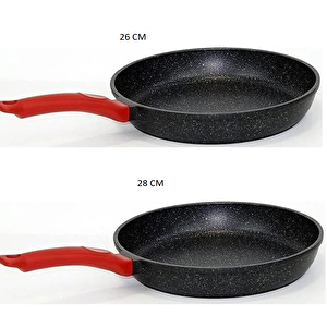 Gülsan Elit 26-28 Cm Granit Döküm Tava Seti̇