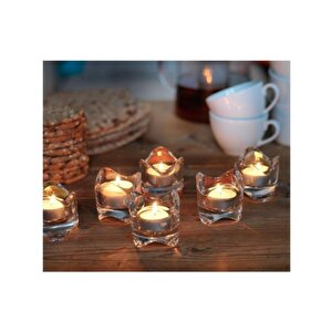Glimma Tealight Mum 100'lü 4 Saat Li̇k
