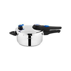 Schafer Gusto Chef 2 Li Düdüklü Tencere Seti 4+7 L 4 Parça-inox