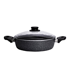 Gusto Granit Basık Tencere 3 Mm 26 Cm