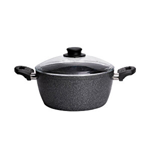 Gusto Granit Derin Tencere 3 Mm 24 Cm