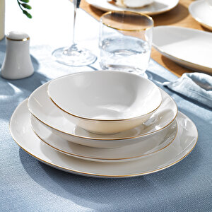 Ella Yemek Takımı 56 Parça-altın