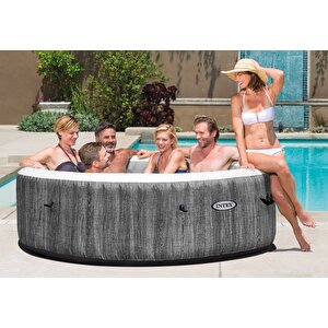 6-person Greywood Deluxe Round Bubble Spa Set