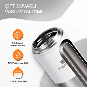 Santeco Ktwo Sporcu Termosu 500 Ml-beyaz
