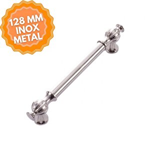 Ebrar İnox 128 Mm Kulp Lüks Country Mutfak Mobilya Dolap Çekmece Kulpu 128 mm