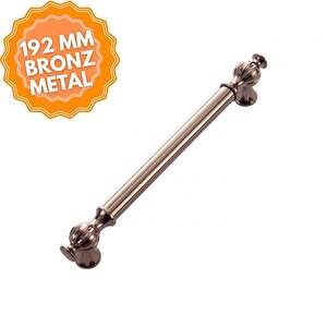 Ebrar Bronz 192 Mm Kulp Lüks Country Mutfak Mobilya Dolap Çekmece Kulpu 192 mm