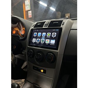 Toyota Corolla  Uyumlu 4 Gb Ram 64 Gb Dahi̇li̇ Hafiza 9 İnç Multi̇medya Kablosuz Carplay Geri̇ Görüş Kamerali