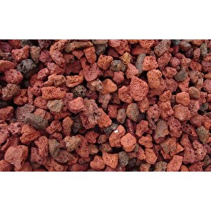 Akvaryum Taşı 7 Kg 5-10 Mm Akvaryum Pomzası Teraryum Taşı Kırmızı Pomza Lav Taşı Volkanik Cüruf