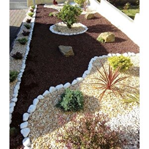Beyaz Dolomit Taş 5 Kg 6-10 Cm Dere Taşı Çakıl Taşı Saksı Taşı Akvaryum Teraryum Taşı Bahçe Taşı