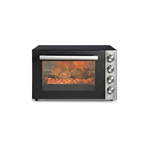 Lx-9645 70 Lt Mini Fırın Siyah