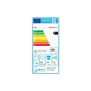 Haier Hd90-a2939e-tr 9 Kg Wi-fi + Bluetooth Bağlantılı Isı Pompalı Kurutma Makinesi