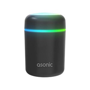 Hn21 Matte Gri 2w 300ml Kapasiteli 4 Saat Çalışabilir Rgb Mini Oda Nemlendirici