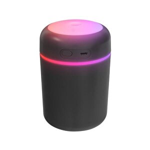 Hn21 Matte Gri 2w 300ml Kapasiteli 4 Saat Çalışabilir Rgb Mini Oda Nemlendirici
