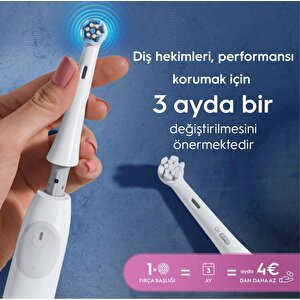 Oral-b Io Gentle Care Beyaz Diş Fırçası Yedek Başlığı 4 Adet