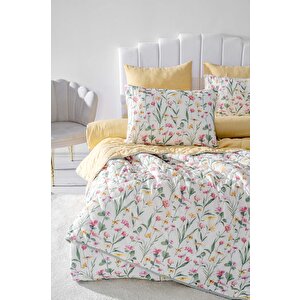 Botanical Çift Kişilik Nevresimli Pike Takımı - 7 Parça Çeyiz Seti