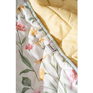 Botanical Çift Kişilik Nevresimli Pike Takımı - 7 Parça Çeyiz Seti