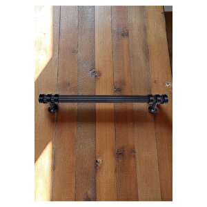 Çizgili Nesli Alüminyum Metal Lüks Modern Mobilya Çekmece Mutfak Dolabı Kulpu Siyah