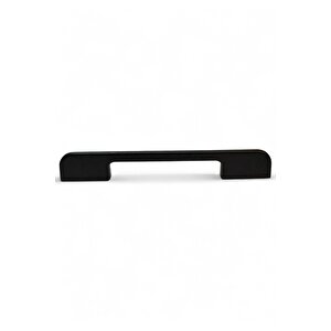 Tiran Alüminyum Metal Lüks Modern Mobilya Çekmece Mutfak Dolabı Kulpu Siyah 160mm (10 Adet) 160 mm