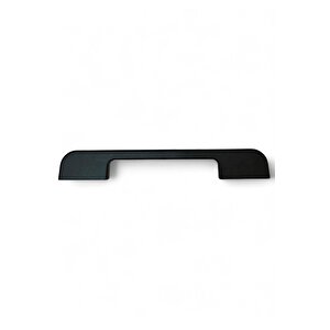 Tiran Alüminyum Metal Lüks Modern Mobilya Çekmece Mutfak Dolabı Kulpu Siyah 160mm (10 Adet) 160 mm
