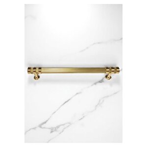 Nesli Alüminyum Metal Lüks Modern Mobilya Çekmece Mutfak Dolabı Kulpu Altın (5 Adet) 96 mm