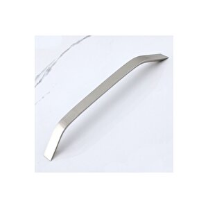 Eko Şahin Alüminyum Metal Lüks Modern Mobilya Çekmece Mutfak Dolabı Kulpu İnox 192mm 192 mm