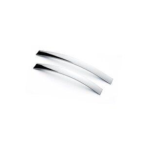 Eko Şahin Yay Alüminyum Metal Lüks Modern Mobilya Çekmece Mutfak Dolabı Kulpu Krom (5 Adet) 160 mm