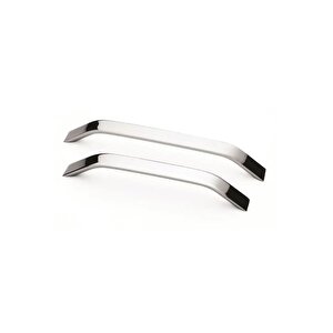 Eko Şahin Alüminyum Metal Lüks Modern Mobilya Çekmece Mutfak Dolabı Kulpu Krom 160 mm
