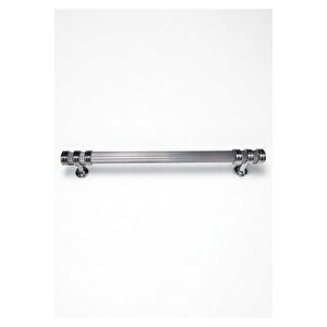 Çizgili Nesli Alüminyum Metal Lüks Modern Mobilya Çekmece Mutfak Dolabı Kulpu Krom 160 mm