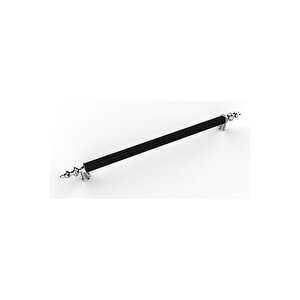 Tuana Rustik Alüminyum Metal Lüks Modern Mobilya Çekmece Mutfak Dolabı Kulpu Siyah-krom 224 mm