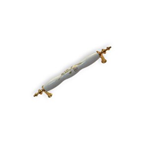 Polimer Lavanta Kulp Lüks Modern Mobilya Çekmece Vestiyer Mutfak Dolabı Kulpu 128mm (10 Adet)