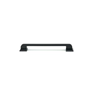 Beta Düz Metal Lüks Modern Mobilya Çekmece Mutfak Dolabı Kulpu Siyah 160mm-192mm (10 Adet) 160 mm