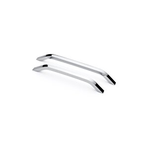 İdil Alüminyum Metal Lüks Modern Mobilya Çekmece Mutfak Dolabı Kulpu Krom 160 mm