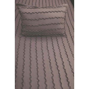 Wave İskandinav Sütlü Kahve 2'li Yastık Kılıfı 50x70 Cm – Wave Sütlü Kahve Fon Perdenizle Tam Uyumlu