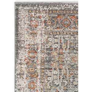 Cool Halı Hanedan Gri Halı Klasik Desen Modern Halısı Etnik Desenli Vintage Halı Dokuma Salon Halısı
