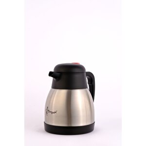 Paslanmaz Çelik Çay Termosu 1 Litre | 12-24 Saat Soğuk, 8-12 Saat Sıcak Tutma | Paslanmaz Çelik