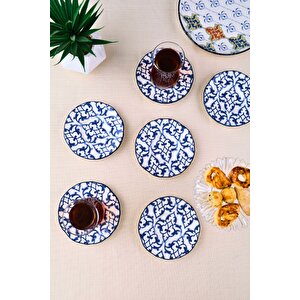 Tabak Evi Porselen Mia Çay Tabak Takımı 12cm 6 Parça Fly6çtprs1210