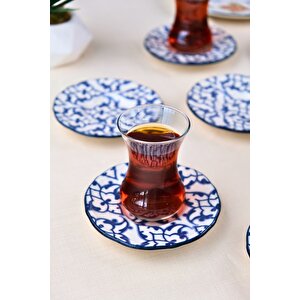 Tabak Evi Porselen Mia Çay Tabak Takımı 12cm 6 Parça Fly6çtprs1210