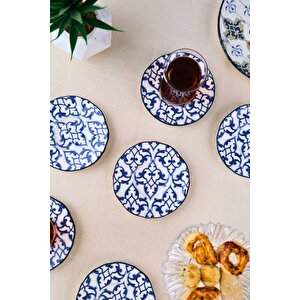 Tabak Evi Porselen Mia Çay Tabak Takımı 12cm 6 Parça Fly6çtprs1210