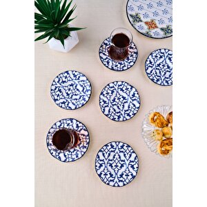 Tabak Evi Porselen Mia Çay Tabak Takımı 12cm 6 Parça Fly6çtprs1210