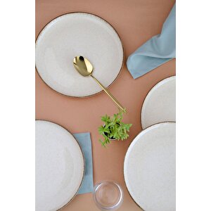 Kütahya Porselen Moderna Servis Tabağı Tarçın 24cm 4 Lü