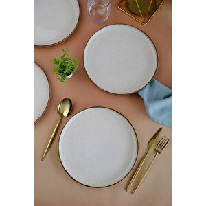 Kütahya Porselen Moderna Servis Tabağı Tarçın 24cm 4 Lü