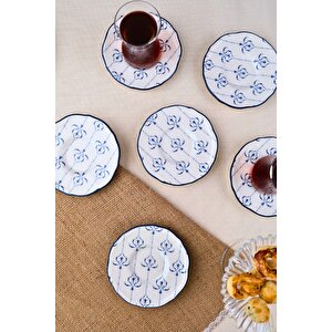 Tabak Evi Porselen Audrey Çay Tabak Takımı 12cm 6 Parça Fly6çtprs1209