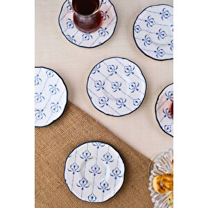 Tabak Evi Porselen Audrey Çay Tabak Takımı 12cm 6 Parça Fly6çtprs1209