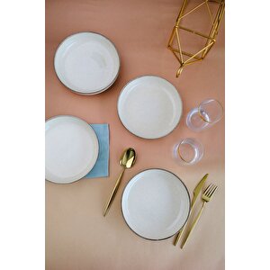 Moderna Çukur Tabak Tarçın 20cm 4 Lü