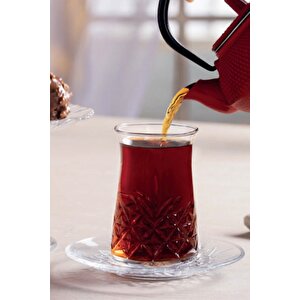 Timeless Çay Bardağı Ve Tabağı 170cc 12 Parça 6 Kişilik