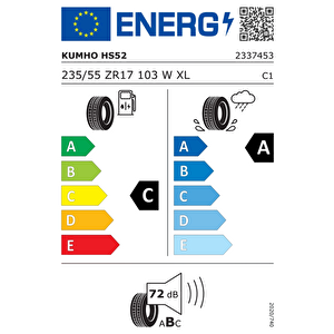 235/55r17 103v Xl Hs52 2025 Üreti̇m Yaz Lasti̇ği̇