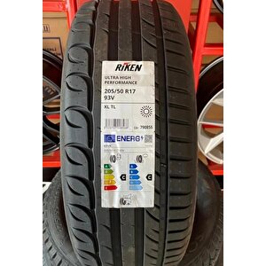 Ri̇ken 205/50r17 93v Xl Ultra High Performance 2024 Üreti̇m Yazlik Lasti̇k
