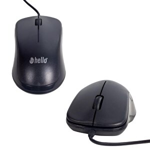 Hello Hl-38 1000 Dpi Si̇yah Kablolu Opti̇k Mouse