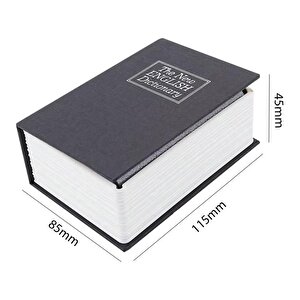 Ki̇tap Görünümlü Metal Kasa Kumbara Ti̇pi̇ 115x85x45mm