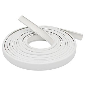 Kendinden Yapışkanlı Masa,raf,dolap,komodin,mobilya Kenar Bandı 18mmx5 Metre-beyaz